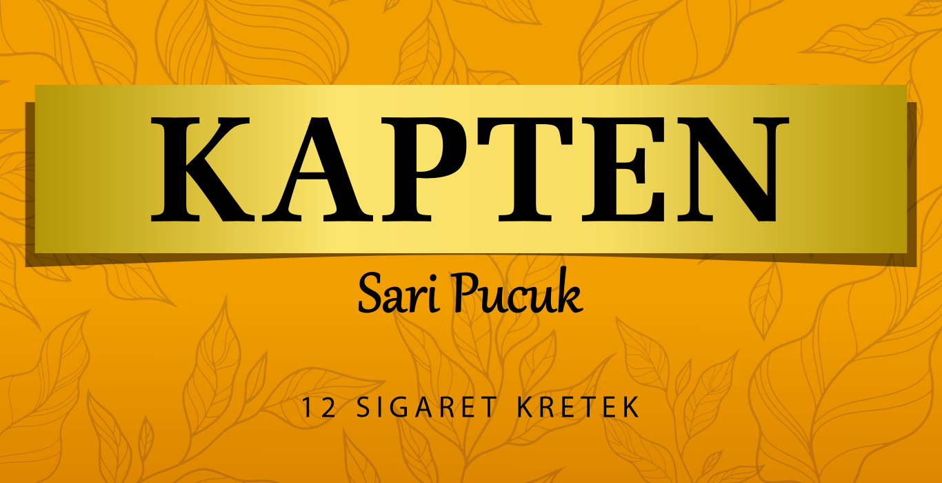 Varian baru brand dari PR RYM. Rokok Kapten Sari Pucuk kretek dengan rasa yang enak dan harga yang terjangkau